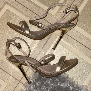 Gold heels